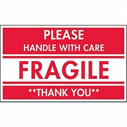 Grainger Instructional Label Care PK500, Quantity: Pack of 1