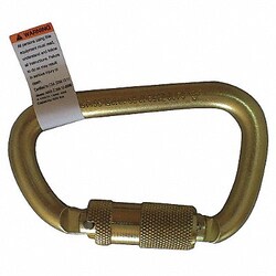 Grainger Carabiner Steel 4-1/16 in L Auto-Lock