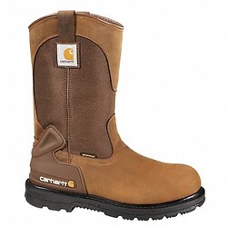 Grainger Wellington Boot M 10 1/2 Brown PR, Quantity: Pair of 1