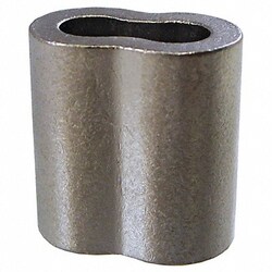 Grainger Wire Rope Oval Sleeve 1/4 in Copper