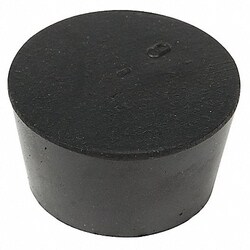 Grainger&nbsp;Stopper Sz 9 37 mm BDia Black 0 PK10