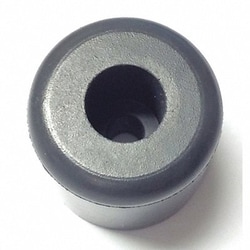 Grainger Bumper 15/16 in Black Rubber PK10