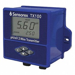 Grainger pH/ORP Transmitter w/Display ABS, Quantity: Each of 1