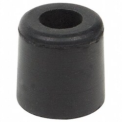 Grainger Bumper 5/8 in Black Rubber PK10