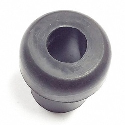 Grainger Bumper 3/4 in Black Rubber PK25