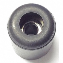 Grainger Bumper 5/8 in Black Rubber PK10