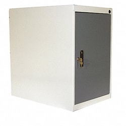 Grainger&nbsp;Overhead Cabinet 26Wx12Dx14H White/Blue