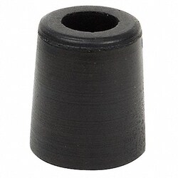 Grainger Bumper 5/8 in Black Rubber PK10