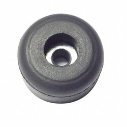 Grainger Bumper 5/8 in Black Rubber PK25