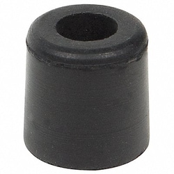 Grainger Bumper 5/8 in Black Rubber PK10