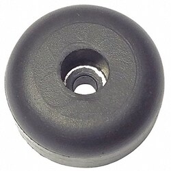 Grainger Bumper 1 in Black Rubber PK10