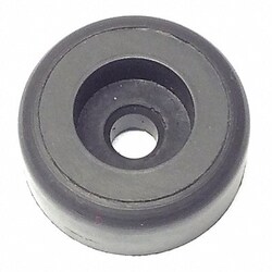 Grainger Bumper 3/4 in Black Rubber PK25