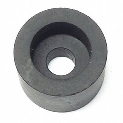Grainger Bumper 9/16 in Black Rubber PK25