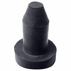 Grainger Bumper 7/8 in Black Rubber PK25