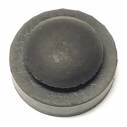 Grainger Bumper 9/16 in Black Rubber PK100
