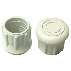 Grainger&nbsp;Protective Leg Tip SlipOn Rd 31/32 PK10