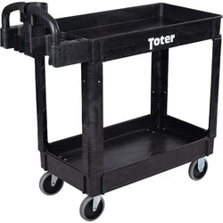 MSC PLSTC HD FLAT UTIL CART