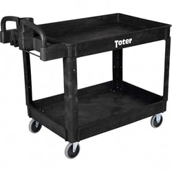 MSC PLSTC HD LIPPED UTIL CART