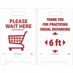 MSC&nbsp;PLS WAIT HERE SIGN