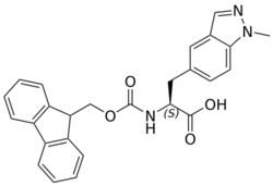STA PHARMACEUTICAL US LLC&nbsp;Fmoc-L-5-Indazole(1N-Me)-OH | 5 g | InChIKey VTJRZIYLENEYDW-QHCPKHFHSA-N | MW 441.487