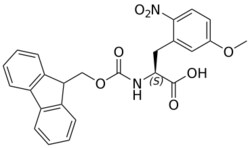 STA PHARMACEUTICAL US LLC&nbsp;Fmoc-L-Phe(2NO2-5OMe)-OH | 5 g | InChIKey UCIXFBVHVXIFAH-QFIPXVFZSA-N | MW 462.458