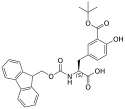 STA PHARMACEUTICAL US LLC&nbsp;Fmoc-L-Tyr(3-COOtBu)-OH | 25 g | InChIKey UXMIAFBRBWNACN-DEOSSOPVSA-N | MW 503.551