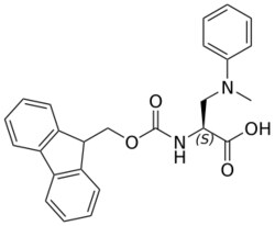 STA PHARMACEUTICAL US LLC&nbsp;(S)-2-((((9H-fluoren-9-yl)methoxy)carbonyl)amino)-3-(methyl(phenyl)amino)propanoic acid | 100 g | InChIKey QPWJFCSWIMQNSD-QHCPKHFHSA-N | MW 416.477