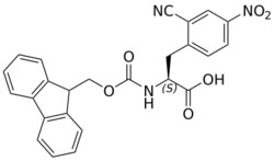 STA PHARMACEUTICAL US LLC&nbsp;Fmoc-L-Phe(2CN-4NO2)-OH | 5 g | InChIKey SQRPNFNDIIBTGZ-QHCPKHFHSA-N | MW 457.442