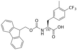 STA PHARMACEUTICAL US LLC&nbsp;Fmoc-L-Phe(3Me-4CF3)-OH | 25 g | InChIKey XYBNTGWGDVQOOJ-QHCPKHFHSA-N | MW 469.46