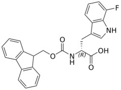 STA PHARMACEUTICAL US LLC&nbsp;Fmoc-D-Trp(7-F)-OH | 50 g | InChIKey VSKNZCGVDSEOBY-HSZRJFAPSA-N | MW 444.462