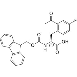 STA Pharmaceutical&nbsp;Fmoc-L-Phe(2Ac-4F)-OH | 10 g | InChIKey GCKWGTDTOSKRSR-DEOSSOPVSA-N | MW 447.462