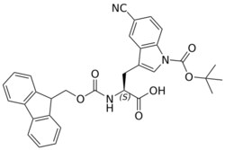 STA PHARMACEUTICAL US LLC&nbsp;Fmoc-L-Trp(N-Boc-5CN)-OH | 25 g | CAS 2364607-08-7 | InChIKey NWESSHVGIKHLJE-MHZLTWQESA-N