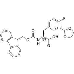 STA PHARMACEUTICAL US LLC&nbsp;Fmoc-L-Phe-3-(1,3-dioxolane)-4F-OH | 25 g | InChIKey BVYFHTQWPQESGM-DEOSSOPVSA-N | MW 477.488