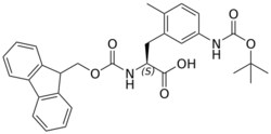 STA PHARMACEUTICAL US LLC&nbsp;Fmoc-L-Phe(2Me-5NHBoc)-OH | 100 g | InChIKey CQSPQQYGJNNKRJ-SANMLTNESA-N | MW 553.052