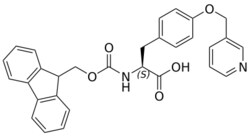 STA PHARMACEUTICAL US LLC&nbsp;(S)-2-((((9H-fluoren-9-yl)methoxy)carbonyl)amino)-3-(4-(pyridin-3-ylmethoxy)phenyl)propanoic acid | 100 g | InChIKey DLUIPBVONQCLIL-NDEPHWFRSA-N | MW 494.547