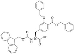 STA PHARMACEUTICAL US LLC&nbsp;Fmoc-L-Phe(3OBn-4COOBn)-OH | 25 g | InChIKey GABAEERRLMPZGA-DHUJRADRSA-N | MW 627.693