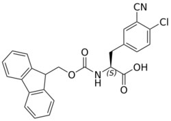 STA PHARMACEUTICAL US LLC&nbsp;Fmoc-L-Phe(3CN-4Cl)-OH | 50 g | InChIKey PWEILRVCCYPKOZ-QHCPKHFHSA-N | MW 446.887