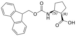 STA PHARMACEUTICAL US LLC&nbsp;(1R,2S)-2-((((9H-fluoren-9-yl)methoxy)carbonyl)amino)cyclopentane-1-carboxylic acid | 5 g | InChIKey KTLDVIJVCPIJCM-MJGOQNOKSA-N | MW 351.402