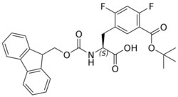 STA PHARMACEUTICAL US LLC&nbsp;Fmoc-L-Phe(2,4-2F-5COOtBu)-OH | 100 g | InChIKey JQEZVMMNKFUJHK-VWLOTQADSA-N | MW 523.533