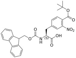STA PHARMACEUTICAL US LLC&nbsp;Fmoc-L-Phe(3NO2-4COOtBu)-OH | 50 g | InChIKey BETNYIWHUPQHCO-DEOSSOPVSA-N | MW 532.549