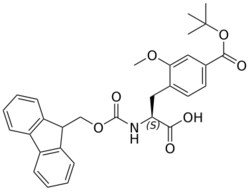 STA PHARMACEUTICAL US LLC&nbsp;Fmoc-L-Phe(2OMe-4COOtBu)-OH | 25 g | InChIKey NDLLNTDSHHNWQJ-VWLOTQADSA-N | MW 517.578