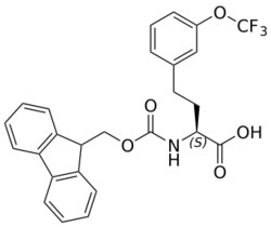 STA PHARMACEUTICAL US LLC&nbsp;Fmoc-L-hPhe(3-OCF3)-OH | 25 g | CAS 1260614-06-9 | InChIKey ANDABNUIKOIKGZ-QHCPKHFHSA-N