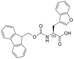 STA PHARMACEUTICAL US LLC&nbsp;(2S)-3-(1-benzofuran-3-yl)-2-({[(9H-fluoren-9-yl)methoxy]carbonyl}amino)propanoic acid | 50 g | InChIKey ASCKURAKVGKPGZ-QHCPKHFHSA-N | MW 427.456