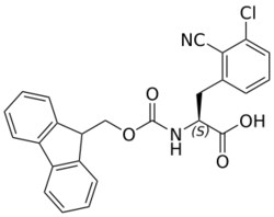STA PHARMACEUTICAL US LLC&nbsp;Fmoc-L-Phe(2CN-3Cl)-OH | 50 g | InChIKey AYJPYDRZFQHONO-QHCPKHFHSA-N | MW 446.887
