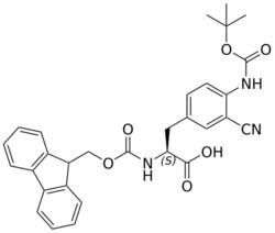 STA PHARMACEUTICAL US LLC&nbsp;Fmoc-L-Phe(3CN-4NHBoc)-OH | 10 g | InChIKey GHIGDACRLZGNIY-SANMLTNESA-N | MW 527.577