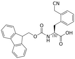 STA PHARMACEUTICAL US LLC&nbsp;Fmoc-L-Phe(2-CH2CN)-OH | 10 g | InChIKey KRXJCKLIKIQRRP-DEOSSOPVSA-N | MW 426.472