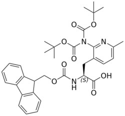 STA PHARMACEUTICAL US LLC&nbsp;Fmoc-L-3-Pal(2NBoc2-6Me)-OH | 50 g | InChIKey HYDRGRGEIKVNKD-MHZLTWQESA-N | MW 617.699