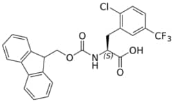 STA Pharmaceutical&nbsp;Fmoc-L-Phe(2Cl-5CF3)-OH | 25 g | InChIKey CQWGNKFXOWEZEB-QFIPXVFZSA-N | MW 489.875