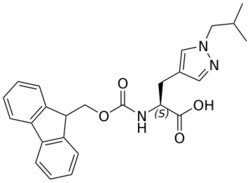 STA PHARMACEUTICAL US LLC&nbsp;Fmoc-L-4-Pyrazole(1N-iBu)-OH | 50 g | InChIKey HCZDULAPJAKTGF-QHCPKHFHSA-N | MW 433.508