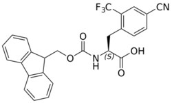 STA PHARMACEUTICAL US LLC&nbsp;Fmoc-L-Phe(2CF3-4CN)-OH | 50 g | InChIKey ILHMXLIBRHYQBW-QHCPKHFHSA-N | MW 480.443